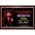 VICTORY BY THE BLOOD OF JESUS   Bible Scriptures on Love Acrylic Glass Frame   (GWARK4021)   "33X25"