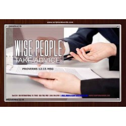 WISE PEOPLE   Bible Verses Frame Online   (GWARK4319)   "33X25"