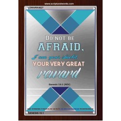 VERY GREAT REWARD   Encouraging Bible Verses Framed   (GWARK4627)   "25X33"