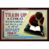 TRAIN UP A CHILD   Frame Scripture    (GWARK4681)   "33X25"