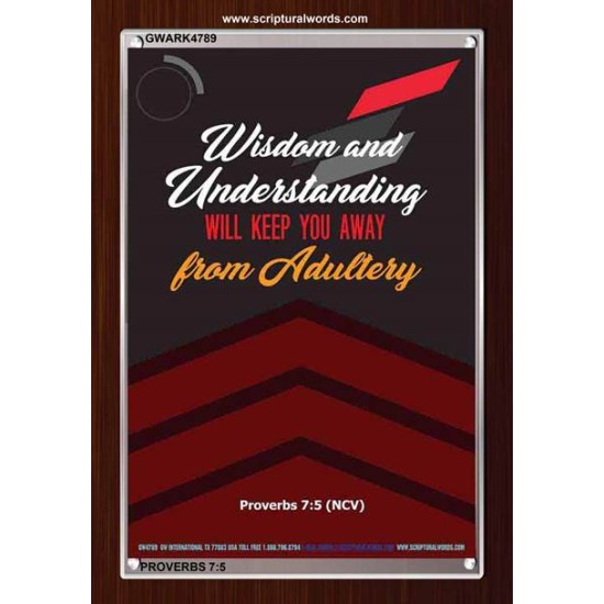 WISDOM AND UNDERSTANDING   Bible Verses Framed for Home   (GWARK4789)   