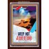 WEEP NOT JESUS IS LORD   Framed Bible Verse   (GWARK4849)   "25X33"