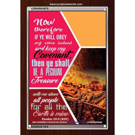 BE A PECULIAR TREASURE   Large Frame Scripture Wall Art   (GWARK4978)   