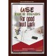 USE YOUR HANDS FOR GOOD HARD WORK   Bible Verse Wall Art Frame   (GWARK5059)   