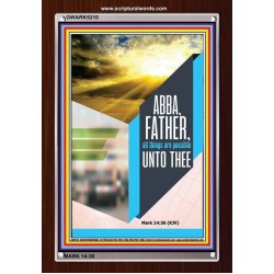 ABBA FATHER   Encouraging Bible Verse Framed   (GWARK5210)   