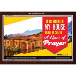 A HOUSE OF PRAYER   Scripture Art Prints   (GWARK5422)   