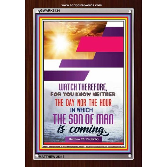 WATCH THEREFORE   Christian Framed Wall Art   (GWARK5434)   