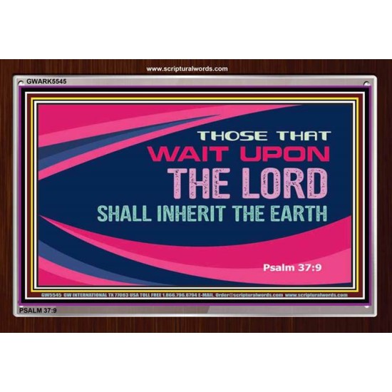 WAIT UPON THE LORD   Business Motivation Art   (GWARK5545)   