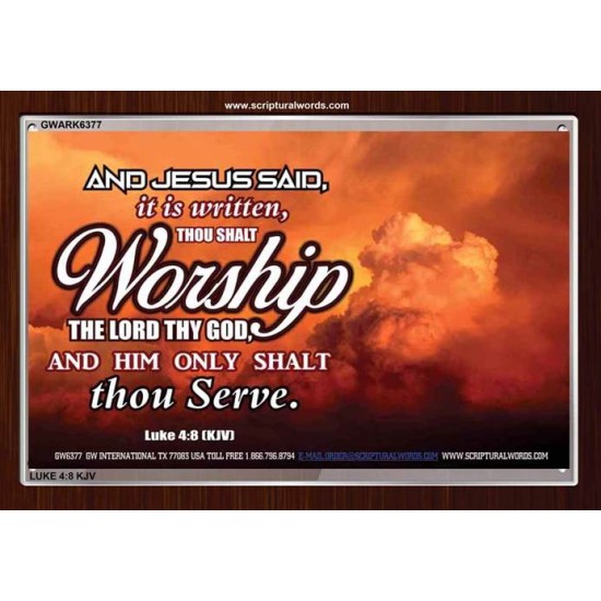 WORSHIP   Home Decor Art   (GWARK6377)   