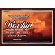 WORSHIP   Home Decor Art   (GWARK6377)   