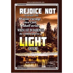 A LIGHT   Scripture Art Acrylic Glass Frame   (GWARK6385)   