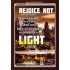 A LIGHT   Scripture Art Acrylic Glass Frame   (GWARK6385)   "25X33"