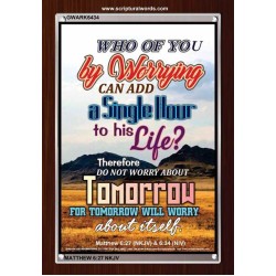 A SINGLE HOUR TO HIS LIFE   Bible Verses Frame Online   (GWARK6434)   "25X33"