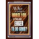 WHO IS GOING TO HARM YOU   Frame Bible Verse   (GWARK6478)   