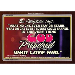 WHAT GOD HAS PREPARED FOR US   Wall Dcor   (GWARK6642)   "33X25"