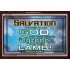 SALVATION BELONGS TO GOD   Inspirational Bible Verses Framed   (GWARK6674)   "33X25"
