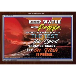 WATCH AND PRAY   Custom Biblical Painting   (GWARK6710)   "33X25"