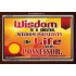 WISDOM   Framed Bible Verse   (GWARK6782)   "33X25"