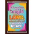 YOUR CHILDREN SHALL BE TAUGHT BY THE LORD   Modern Christian Wall Dcor   (GWARK6841)   "25X33"
