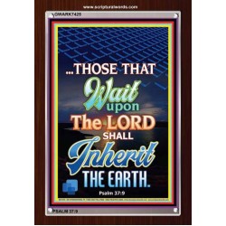 WAIT UPON THE LORD   Bible Verses Frame for Home   (GWARK7425)   "25X33"