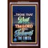 WAIT UPON THE LORD   Bible Verses Frame for Home   (GWARK7425)   "25X33"