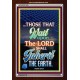 WAIT UPON THE LORD   Bible Verses Frame for Home   (GWARK7425)   