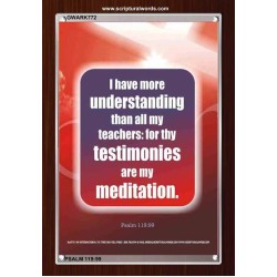 UNDERSTANDING   Contemporary Christian Poster   (GWARK772)   "25X33"