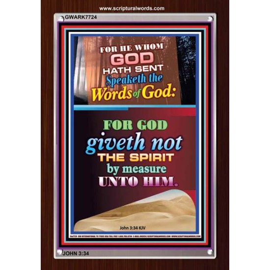 WORDS OF GOD   Bible Verse Picture Frame Gift   (GWARK7724)   