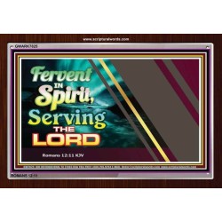SERVE THE LORD   Christian Quotes Framed   (GWARK7825)   