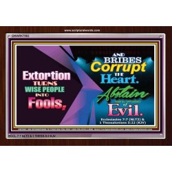 ABSTAIN FROM ALL APPEARANCE OF EVIL Bible Verses to Encourage  frame   (GWARK7862)   "33X25"