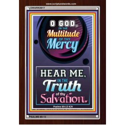 TRUTH OF THY SALVATION   Framed Bible Verses   (GWARK8017)   "25X33"