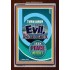 TURN AWAY FROM EVIL   Encouraging Bible Verses Framed   (GWARK8082)   "25X33"