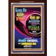 UNDER THE SHADOW OF THY WINGS   Scriptural Portrait Acrylic Glass Frame   (GWARK8151)   