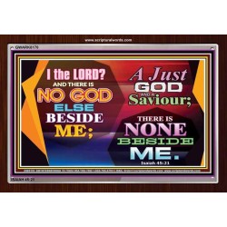 A JUST GOD   Framed Bible Verse Online   (GWARK8170)   "33X25"