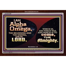ALPHA AND OMEGA   Scripture Art   (GWARK8248)   