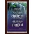 WE ARE THE CHILDREN OF GOD   Scriptural Portrait Acrylic Glass Frame   (GWARK830)   "25X33"