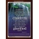 WE ARE THE CHILDREN OF GOD   Scriptural Portrait Acrylic Glass Frame   (GWARK830)   