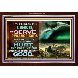 SERVE GOD ALONE   Frame Biblical Paintings   (GWARK8305)   
