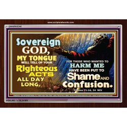 RIGHTEOUS ACTS   Bible Verses Frame Online   (GWARK8344)   