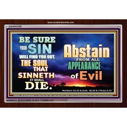 ABSTAIN FROM EVIL   Affordable Wall Art   (GWARK8389)   
