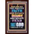 TRUST GOD AT ALL TIMES   Biblical Paintings Acrylic Glass Frame   (GWARK8415)   "25X33"