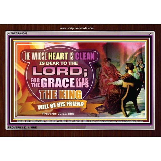 A CLEAN HEART   Bible Verses Frame Art Prints   (GWARK8502)   