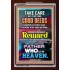 YOUR FATHER WHO IS IN HEAVEN    Scripture Wooden Frame   (GWARK8550)   "25X33"