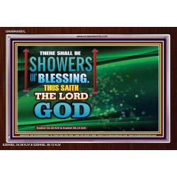SHOWERS OF BLESSINGS   Encouraging Bible Verses Frame   (GWARK8551L)   