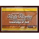 WALK WORTHY   Encouraging Bible Verses Framed   (GWARK867)   