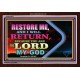 RESTORE ME AND I WILL RETURN   Acrylic Glass Framed Wall Decoration   (GWARK8920)   