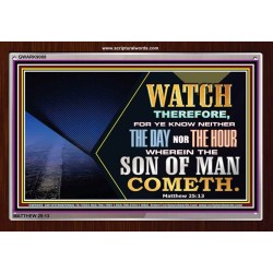 WATCH AND PRAY   Inspiration office art and wall dcor   (GWARK9088)   "33X25"