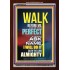 WALK BEFORE ME   Bible Verse Frames online   (GWARK9129)   "25X33"