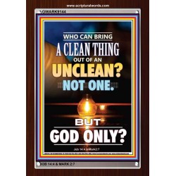 UNCLEAN   Scriptures Wall Art   (GWARK9144)   "25X33"