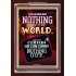 WE BROUGHT NOTHING TO THE WORLD   Framed Scriptural Dcor   (GWARK9147B)   "25X33"